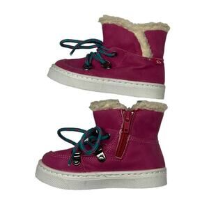 OOMPHIES Girls Toddler Pink Boot Sz 7